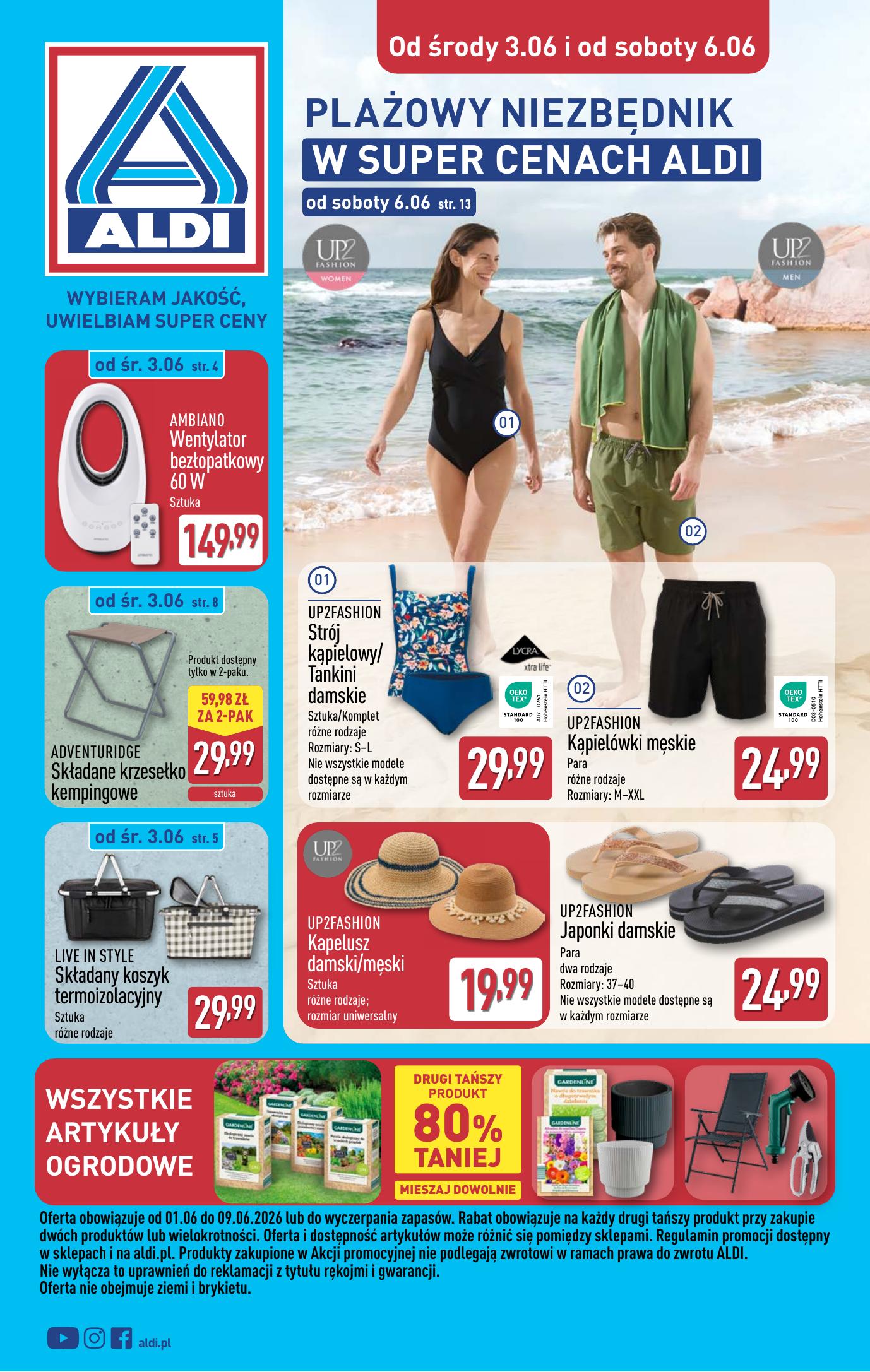Gazetka - Artykuly przemyslowe i tekstylia od srody 3.06 i od soboty 6.06