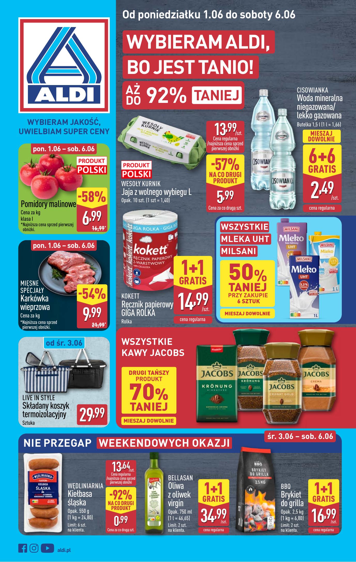 Gazetka - Pelna oferta od poniedzialku 1.06 do soboty 6.06