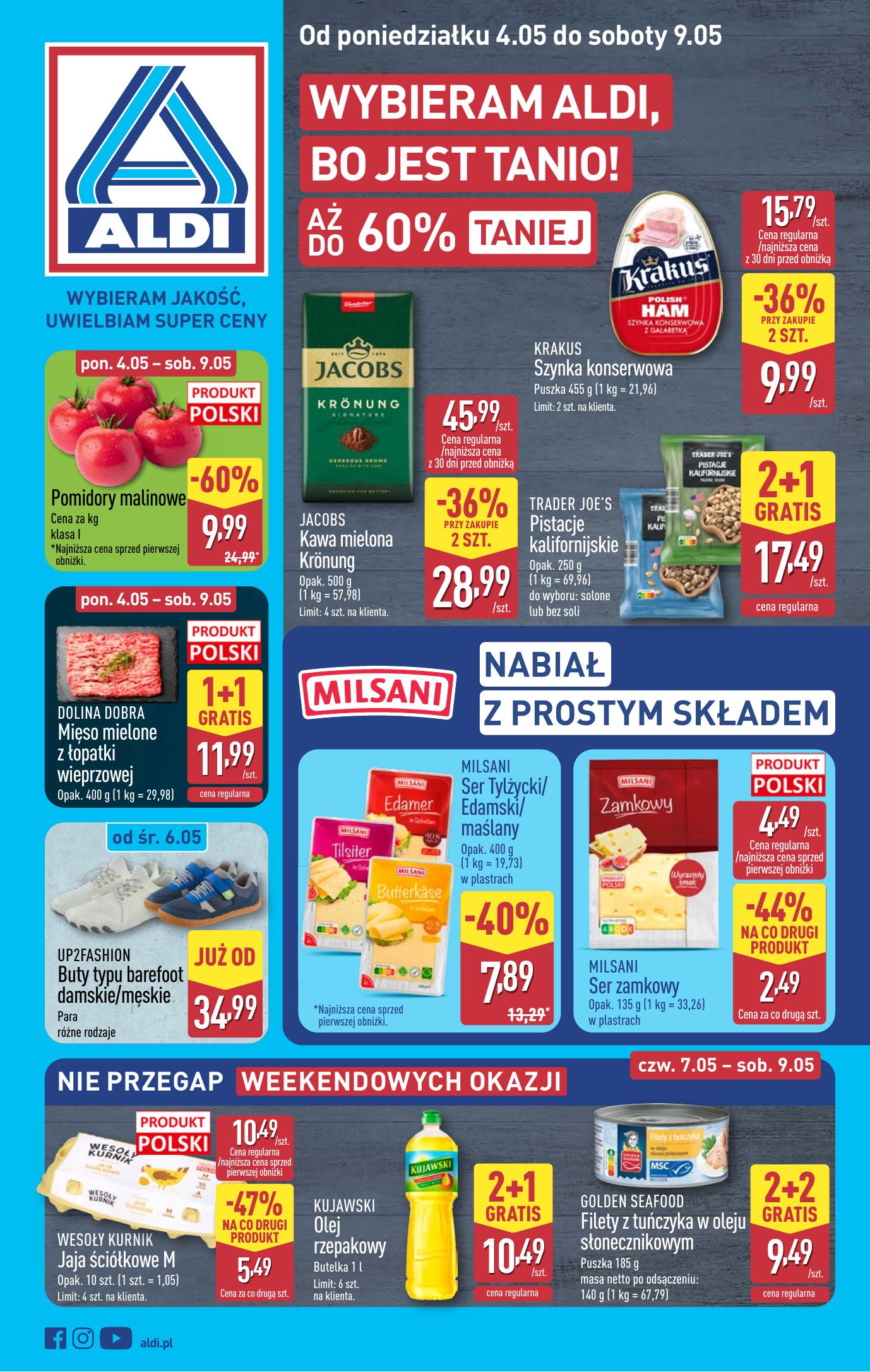 Gazetka - Pelna oferta od poniedzialku 4.05 do soboty 9.05