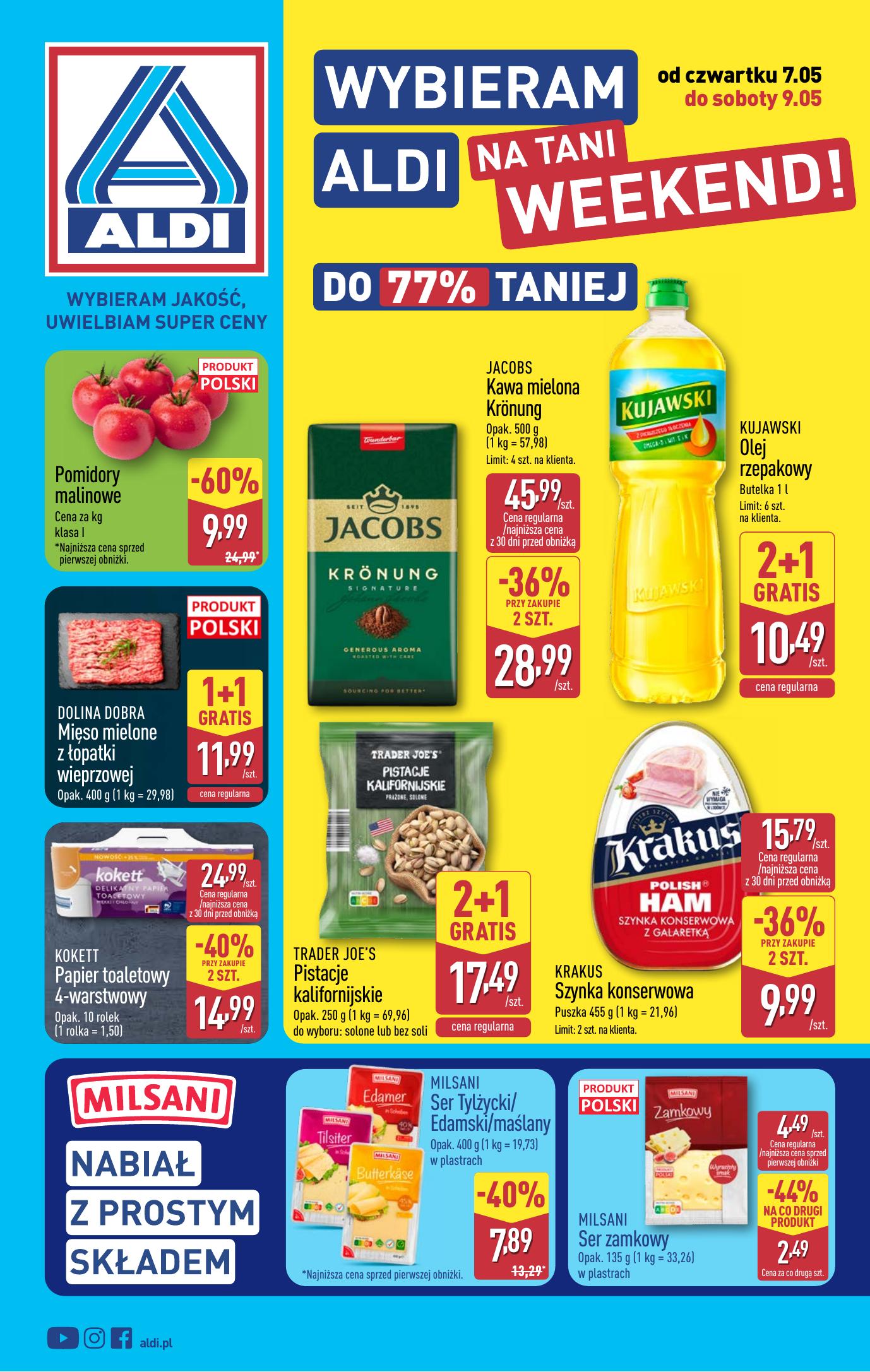 Gazetka - Oferta weekendowa od czwartku 7.05 do soboty 9.05