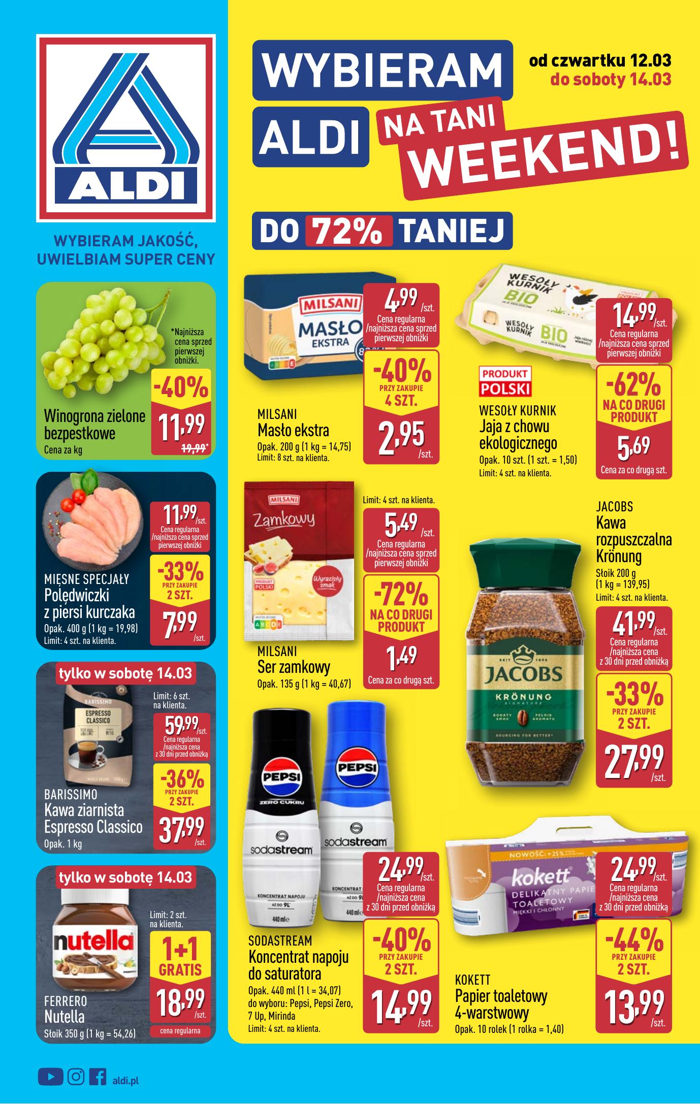 Gazetka - Oferta weekendowa od czwartku 12.03 do soboty 14.03