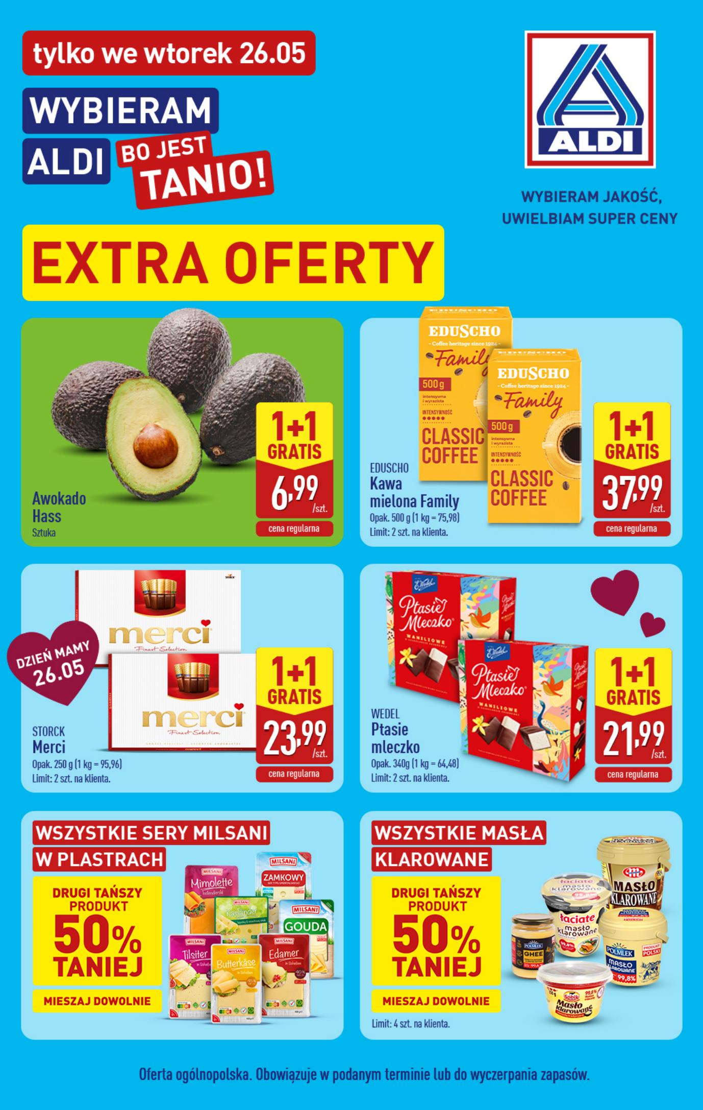 Gazetka - Extra oferty w ALDI tylko we wtorek 26.05