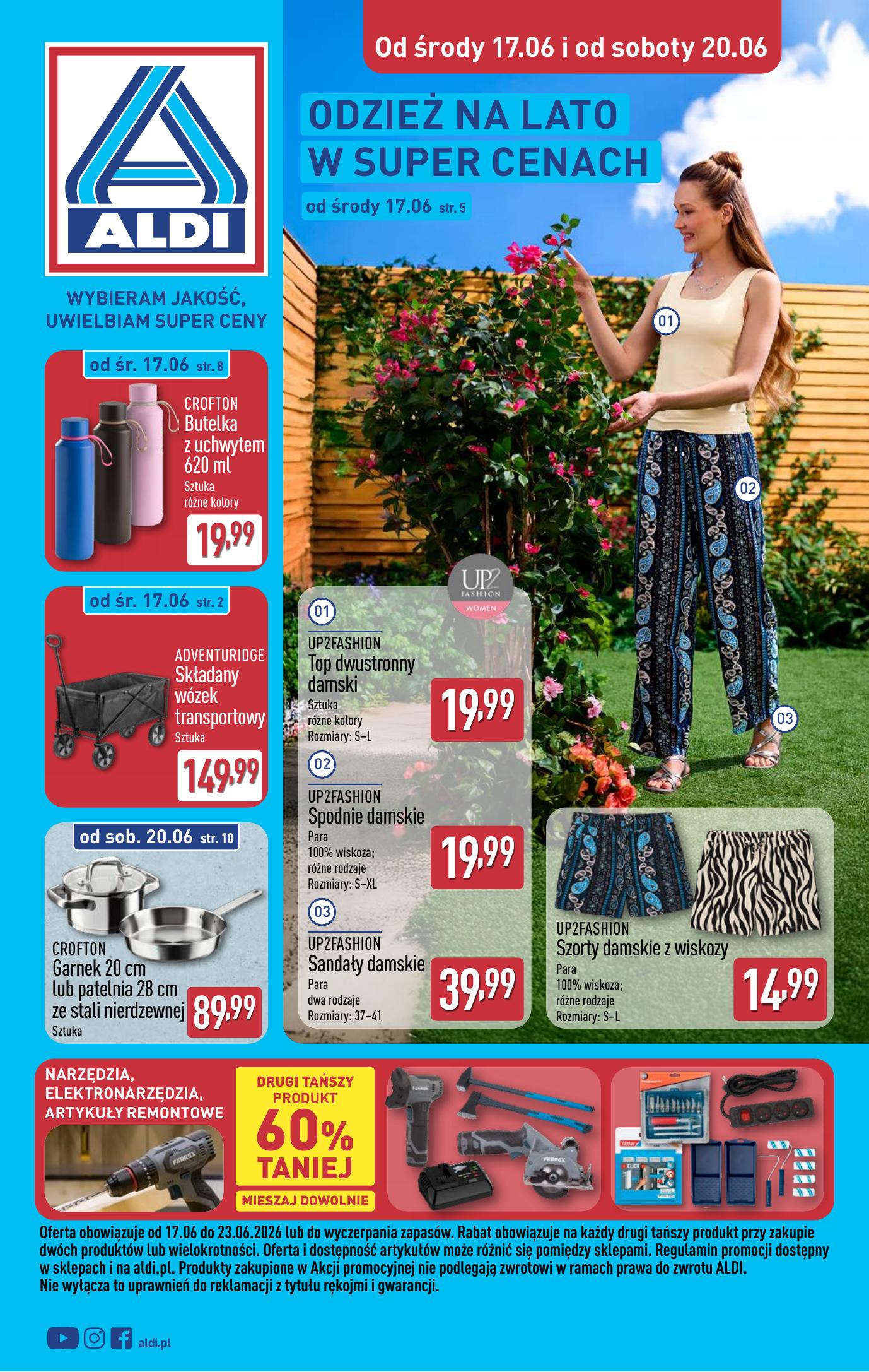 Gazetka - Artykuly przemyslowe i tekstylia od srody 17.06 i od soboty 20.06